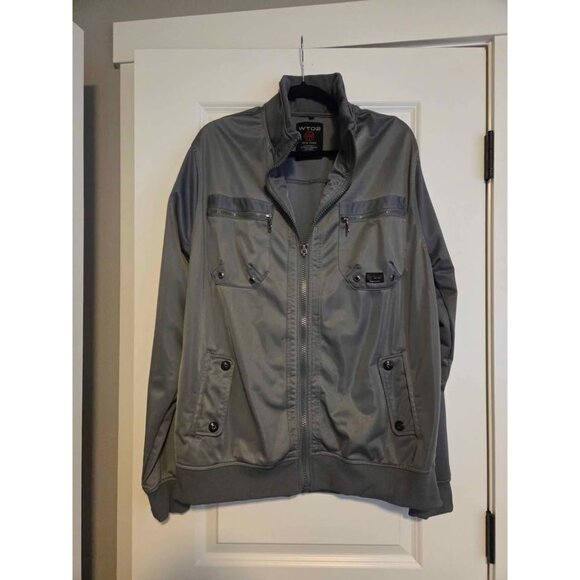 WT02 mens zip up track style jacket XXLWT02 mens zip up track style jacket XXL - Picture 1 of 9